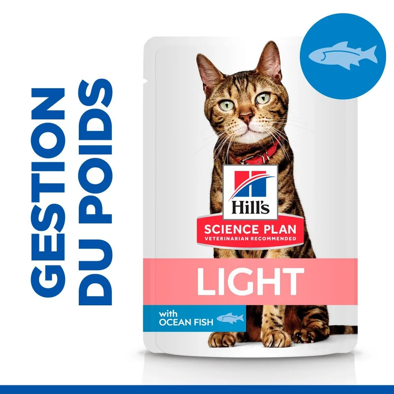 Hill's Science Plan Light Adult en sachets - pâtée chat