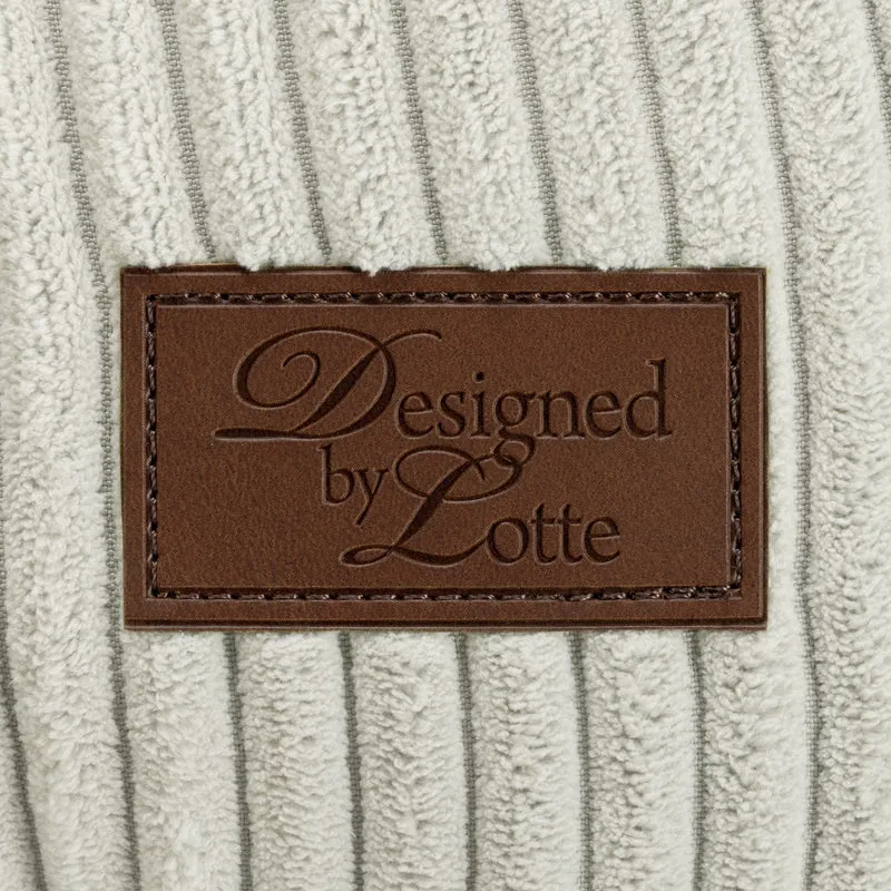 Coussin velours côtelé