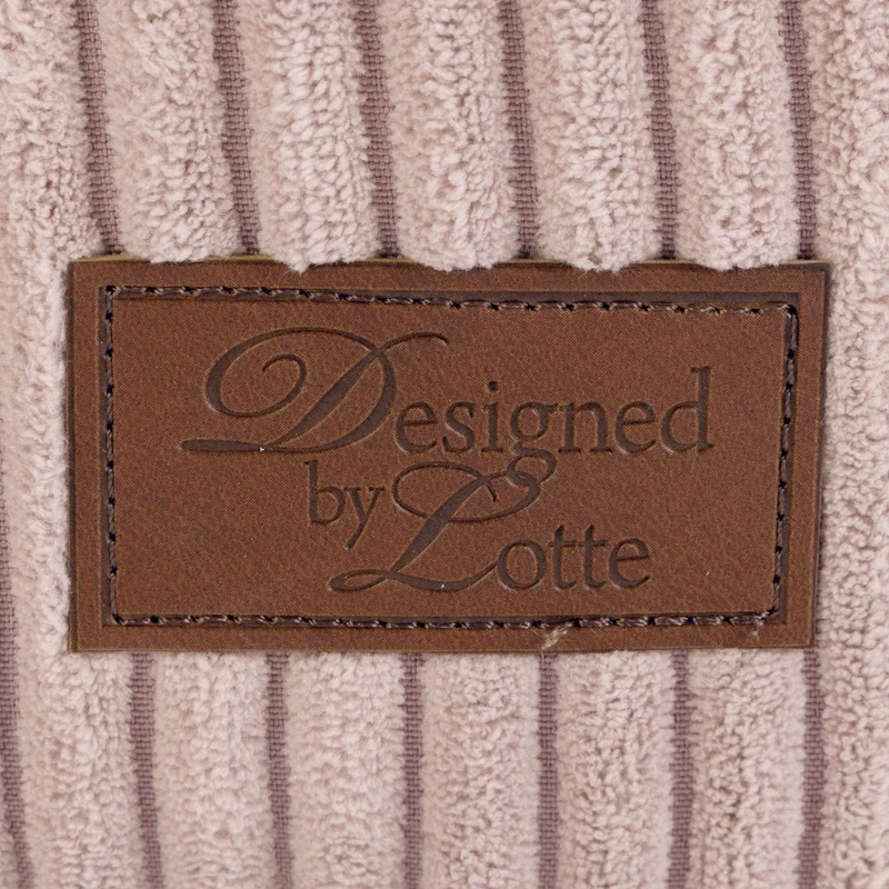 Coussin velours côtelé