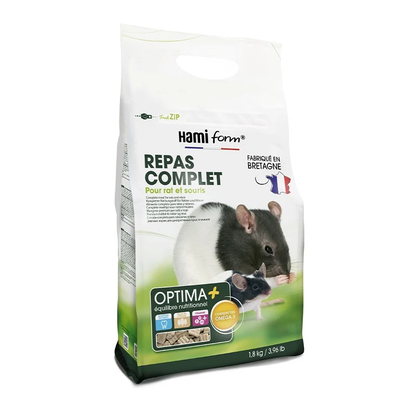 Optima+ repas complet rat, souris