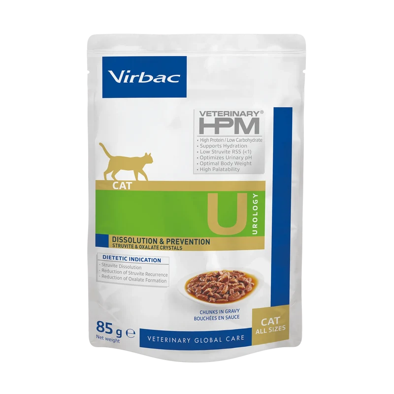Virbac Veterinary HPM Diététique Urology Dissolution & Prévention sachets - pâtée chat