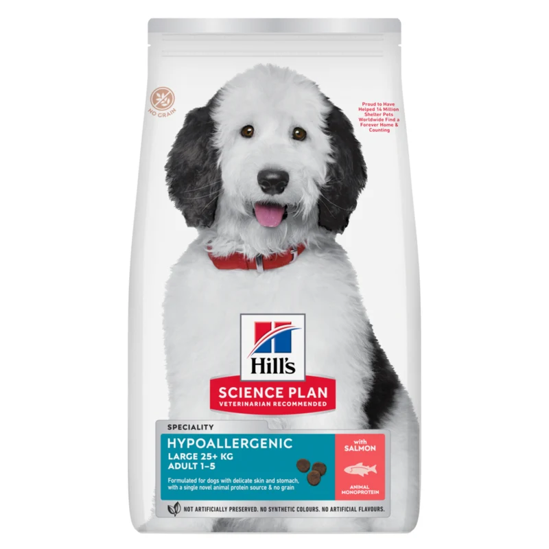 Hill's Science Plan Hypoallergenic Large Adult au saumon – croquettes chien