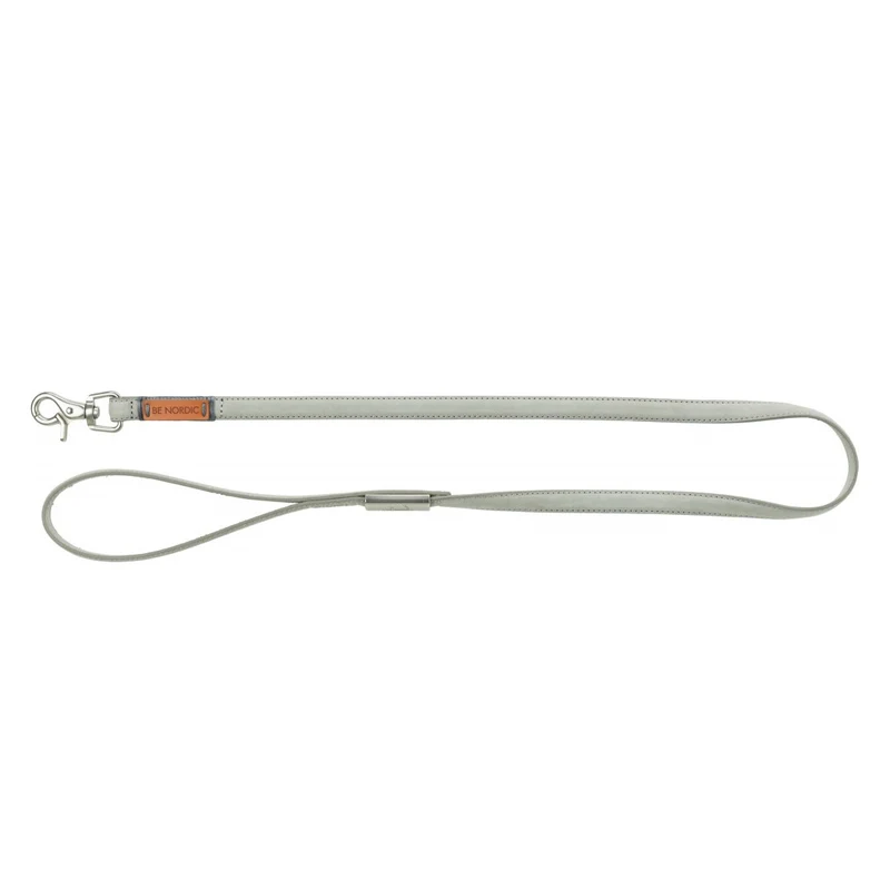 Laisse en cuir grise Be Nordic chien