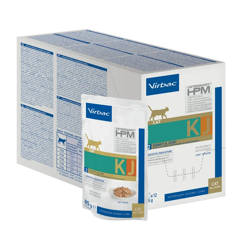 Virbac Veterinary HPM Diététique Kidney Joint mousse - pâtée chat