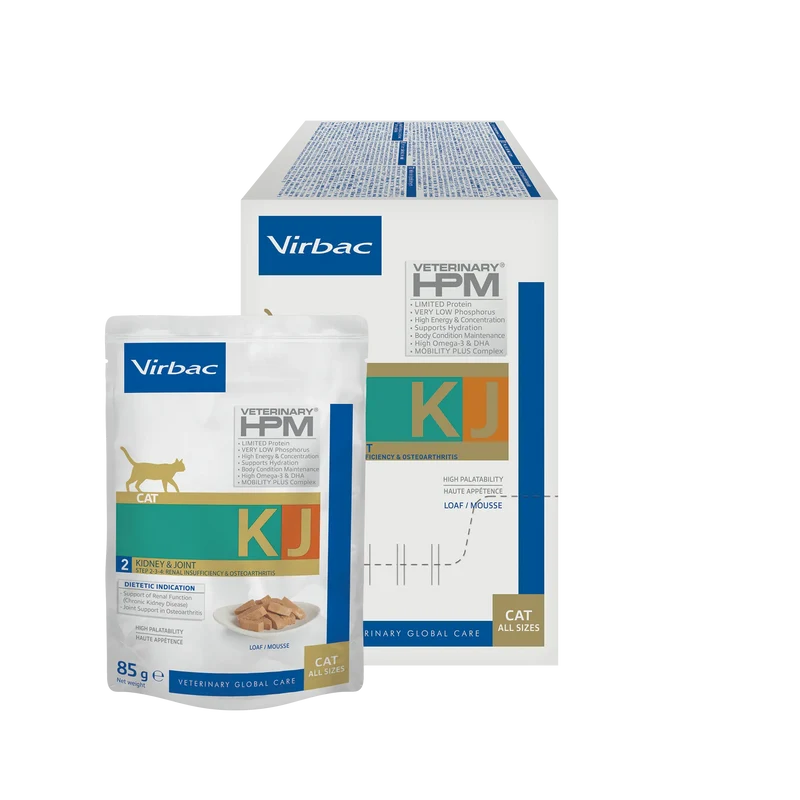 Virbac Veterinary HPM Diététique Kidney Joint mousse - pâtée chat