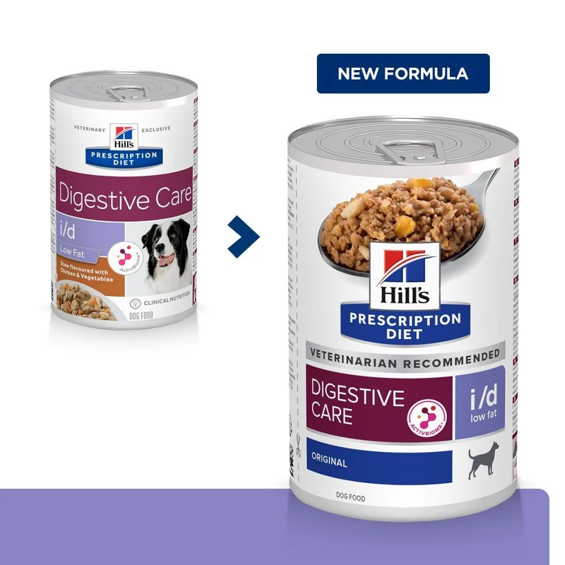 Hill's Prescription Diet i/d Digestive Care Low Fat en terrine - pâtée chien