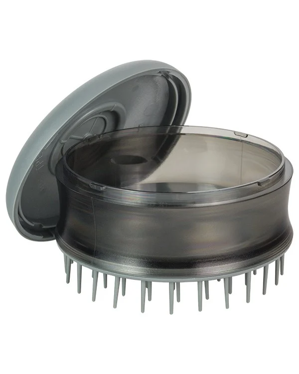 Brosse de bain avec réservoir pour shampoing chien, chat