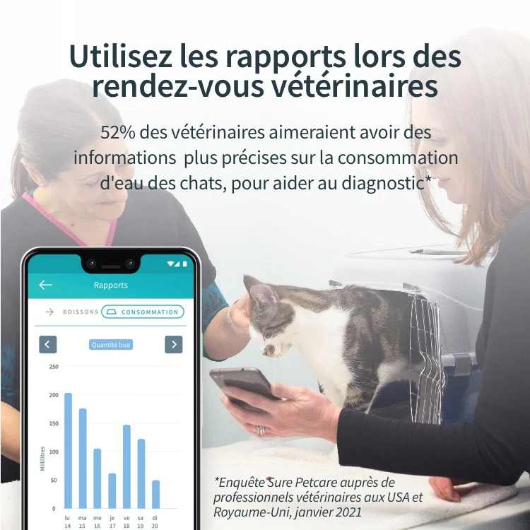 Distributeur d'eau Felaqua Connect chat