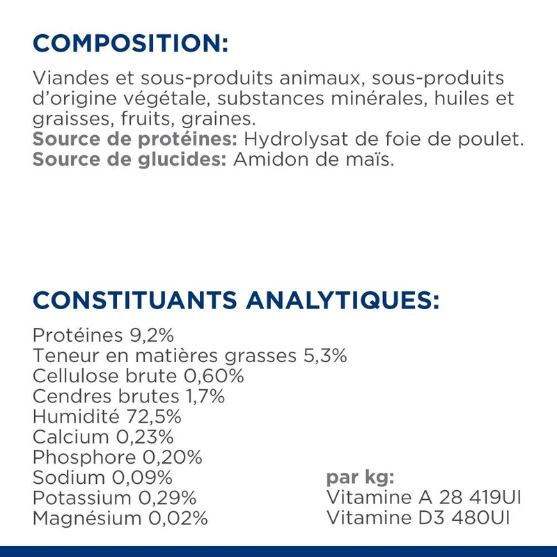 Hill's Prescription Diet z/d Food Sensitivities en boîtes - pâtée chat