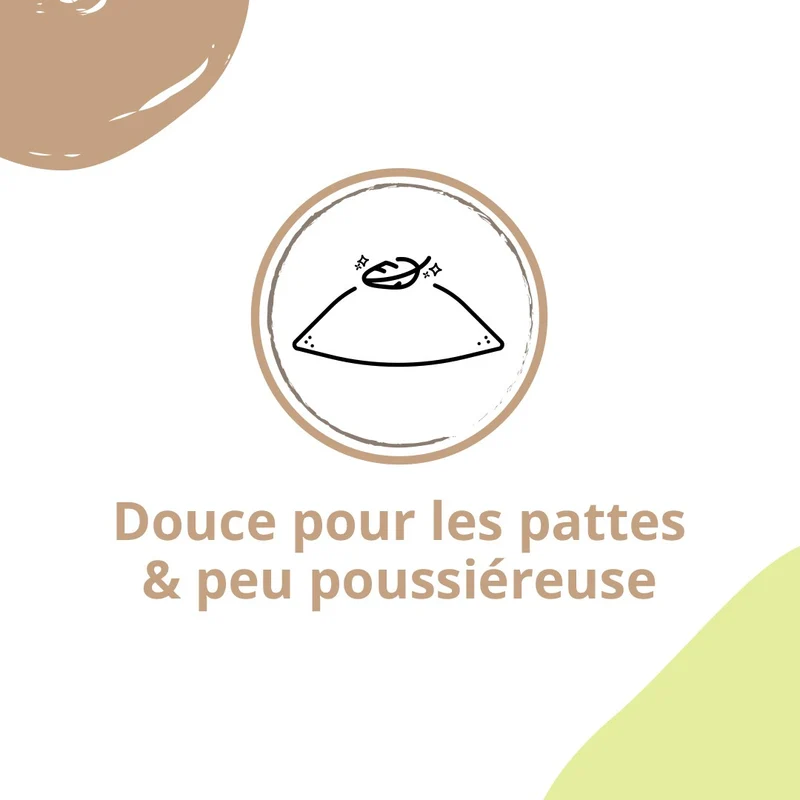 Litière végétale Miaou Line Natural - chat, chaton, rongeurs