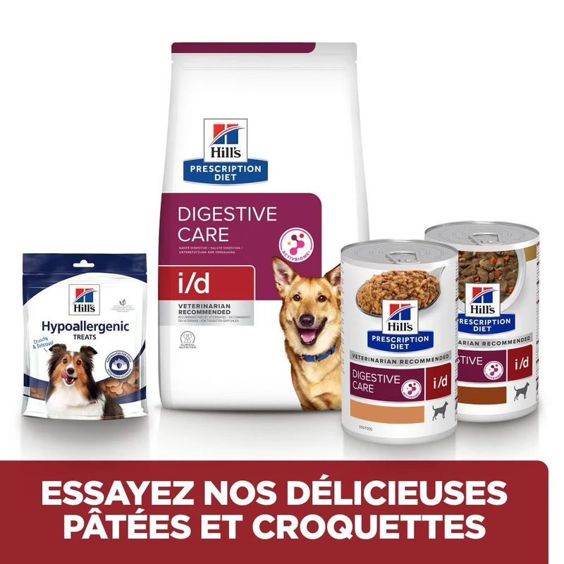 Hill's Prescription Diet i/d Digestive Care en mijotés au poulet - pâtée chien