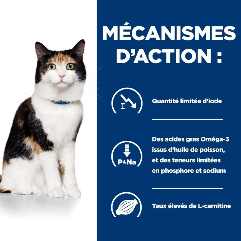 Hill's Prescription Diet y/d Thyroid Care en terrine au poulet - pâtée chat