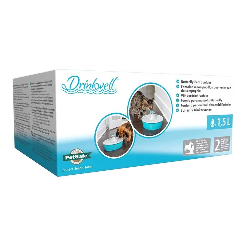 Fontaine Drinkwell Butterfly 1,5L chat, petit chien