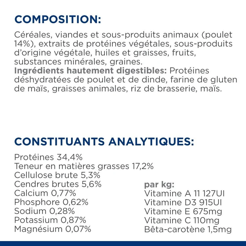 Hill's Prescription Diet Gastrointestinal Biome au poulet - croquettes chat