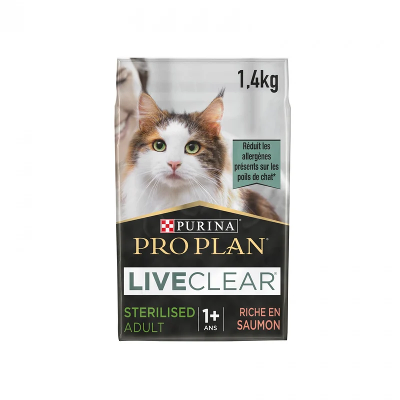 PRO PLAN LiveClear Sterilised Adult au Saumon - Croquettes pour chat