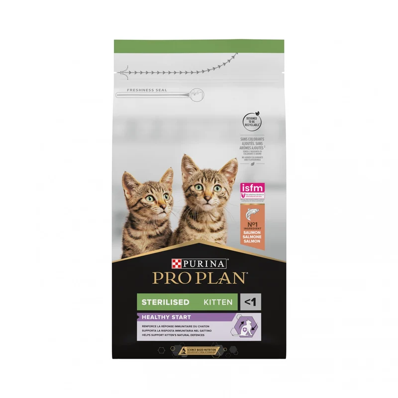 PRO PLAN Healthy Start Sterilised Kitten au Saumon - Croquettes pour chaton