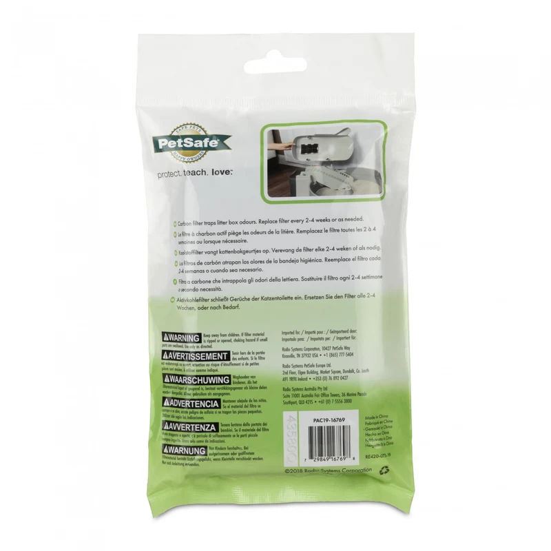 Filtres à charbon pour bac à litière auto-nettoyant Simply Clean