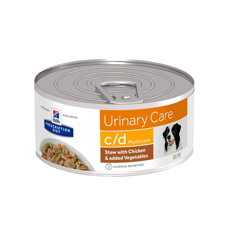 Hill's Prescription Diet c/d Urinary Multicare en mijotés au poulet - pâtée chien