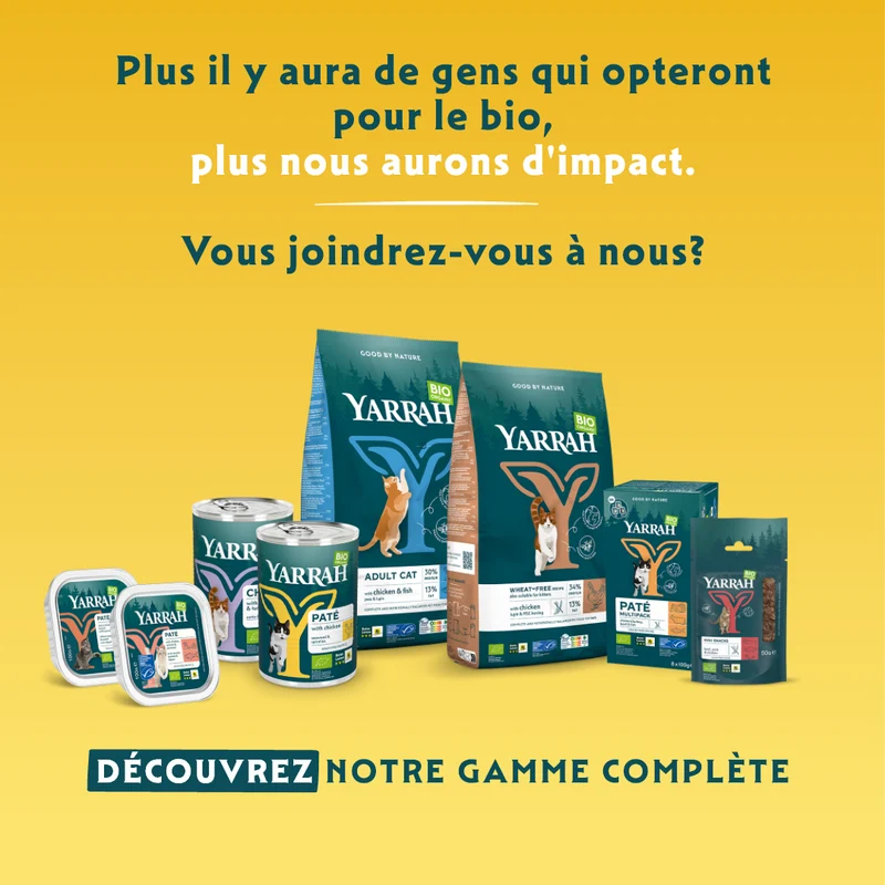 Yarrah bio - pâtée chat