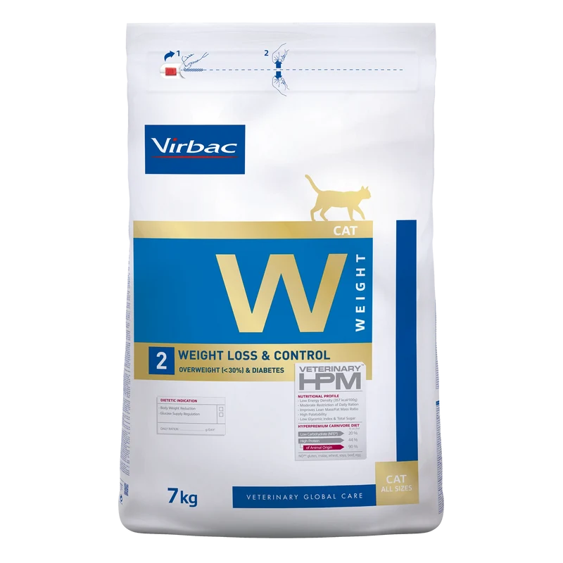Virbac Veterinary HPM Diététique Weight Loss & Control - croquettes chat