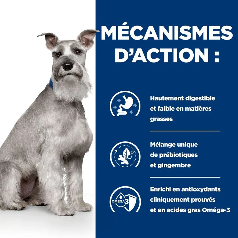 Hill's Prescription Diet i/d Digestive Care Low Fat en mijotés au poulet - pâtée chien