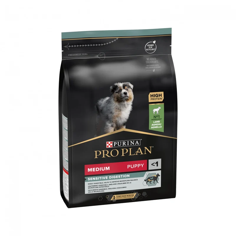 Pro Plan Sensitive Digestion Medium Puppy à l'agneau - croquettes chiot