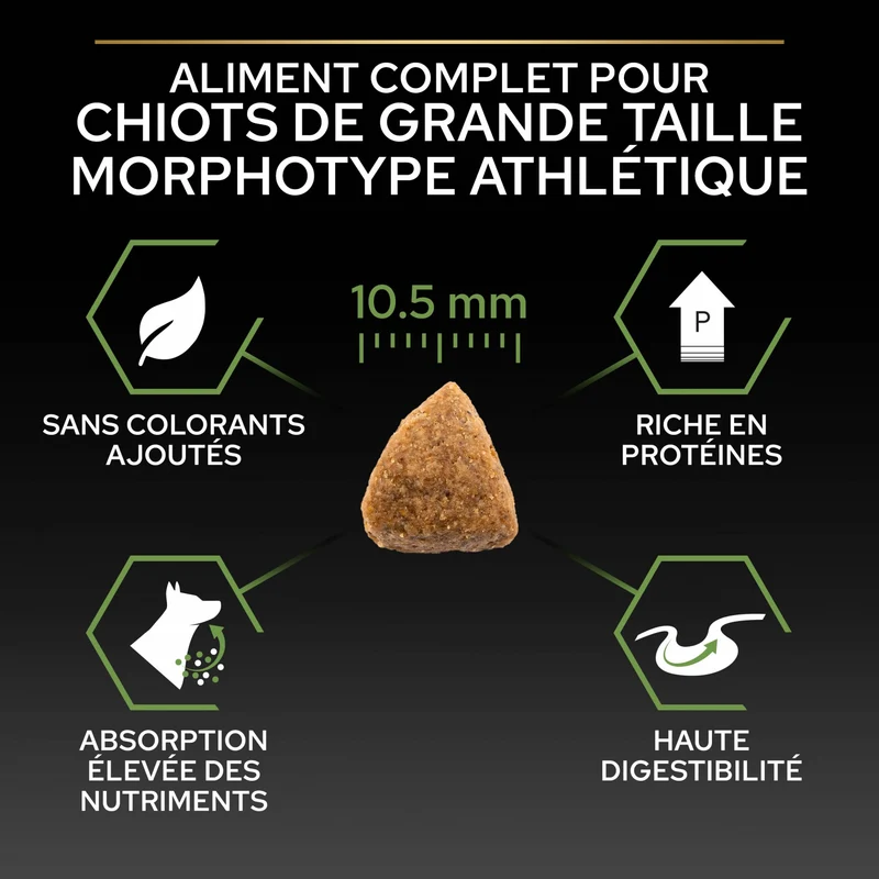 Pro Plan Healthy Start Large Athletic Puppy au poulet - croquettes chiot