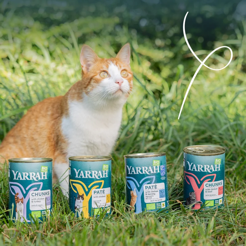 Yarrah bouchées bio - pâtée chat