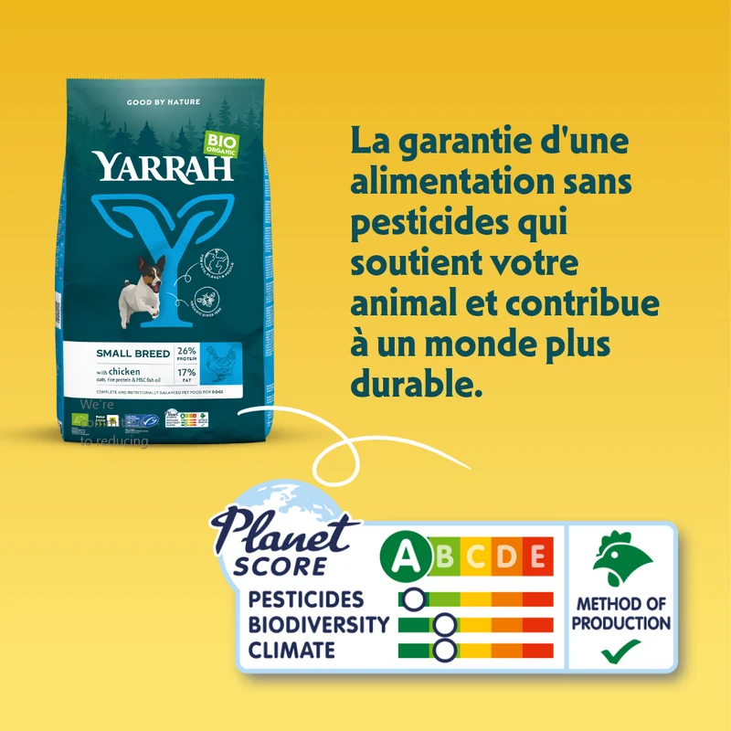 Yarrah bio petite race - croquettes chien