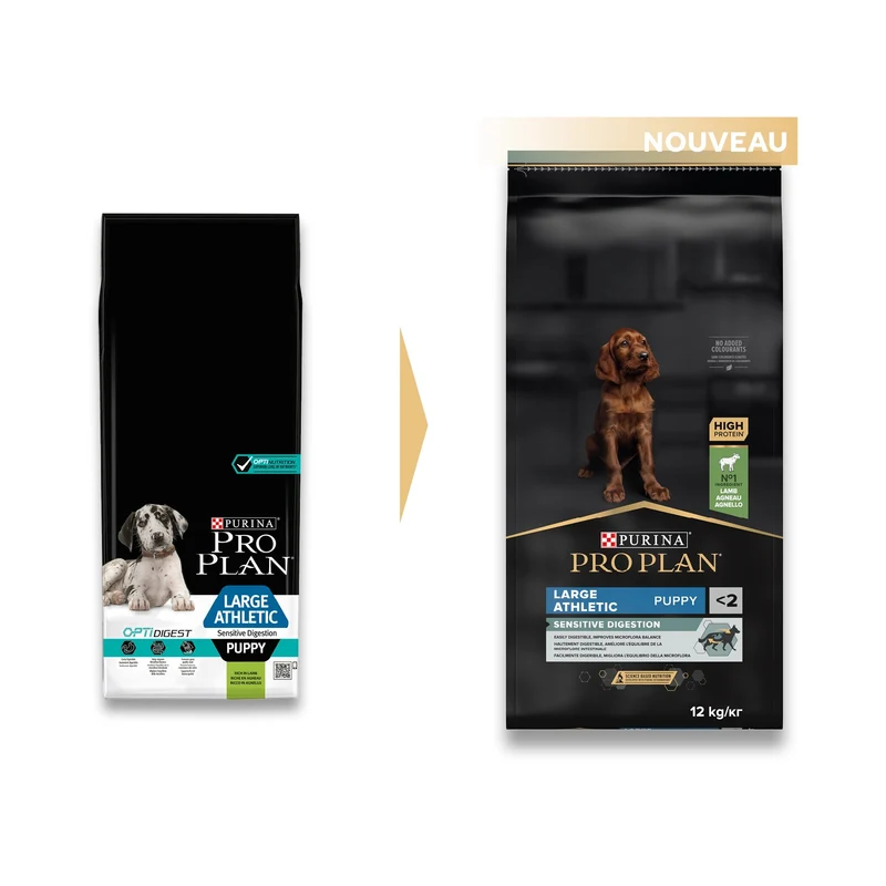Pro Plan Sensitive Digestion Large Athletic Puppy à l'agneau - croquettes chiot