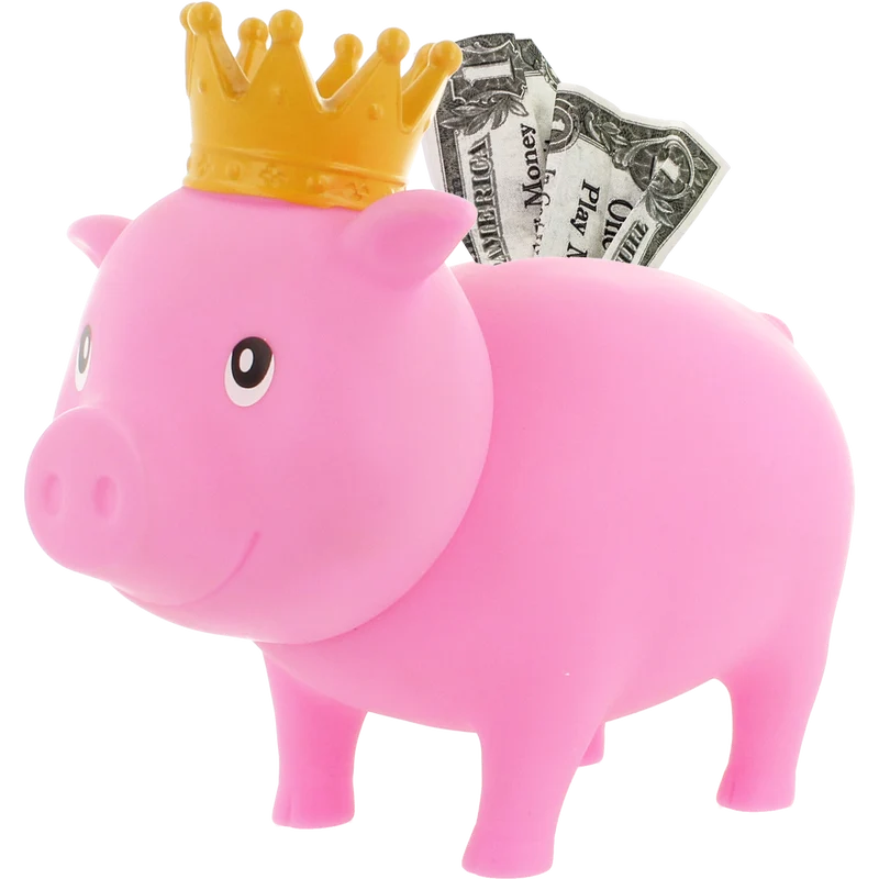 Duo de Tirelires Cochons Royaux – Prince et Princesse
