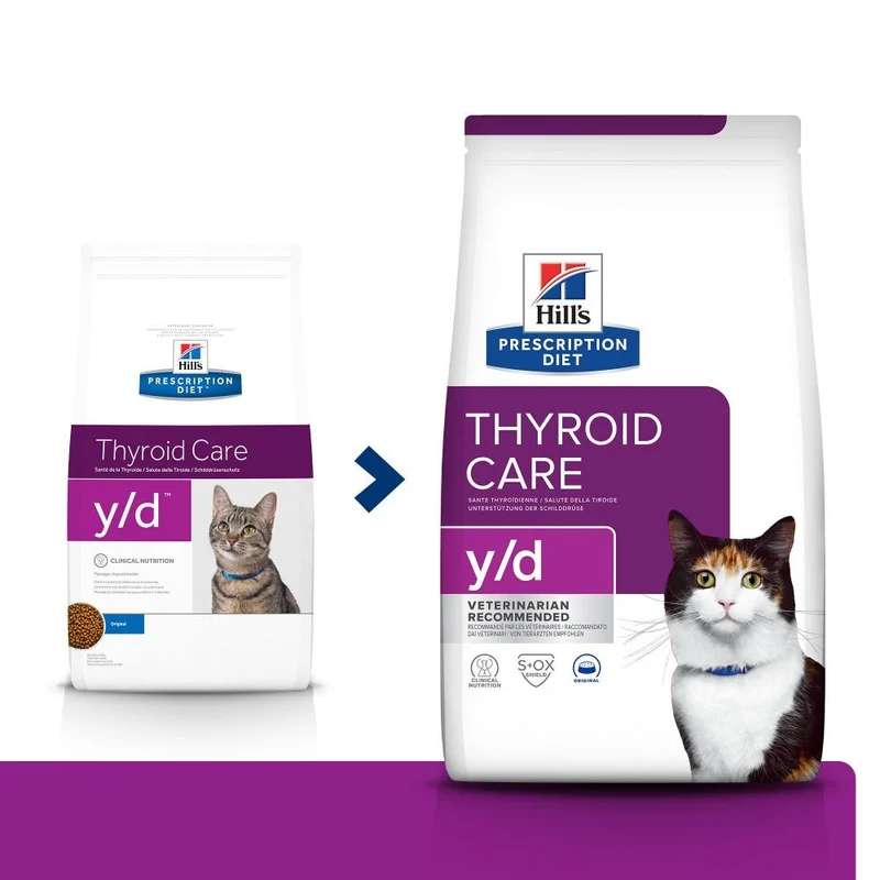 Hill's Prescription Diet y/d Thyroid Care - croquettes chat