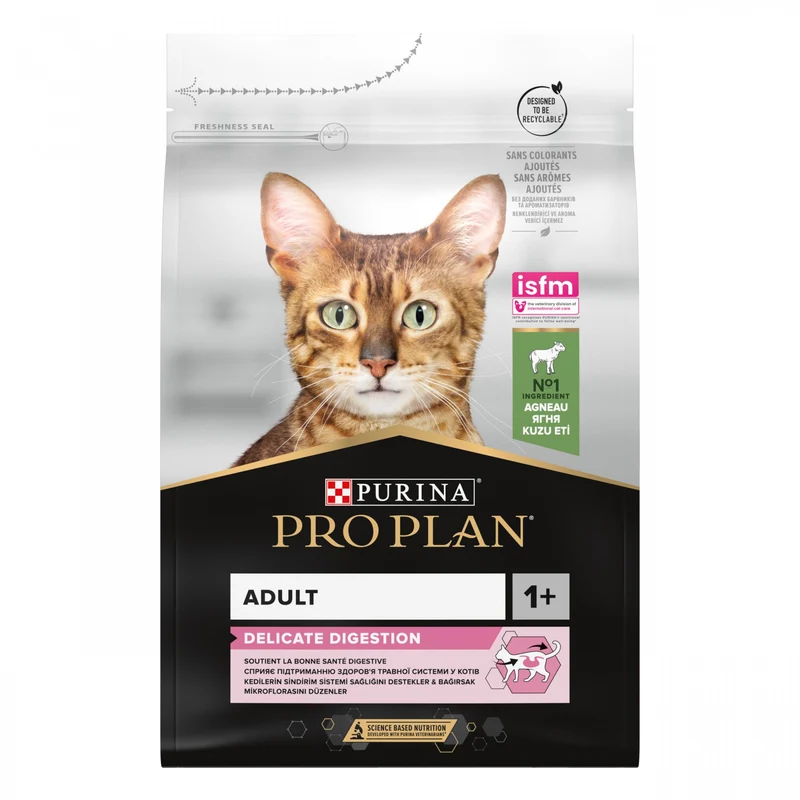 Pro Plan Delicate Digestion Adult à l'agneau - croquettes chat