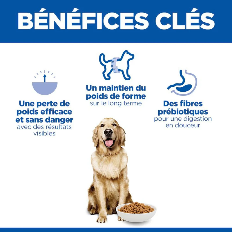 Hill's Science Plan Perfect Weight Large Adult au poulet - croquettes chien