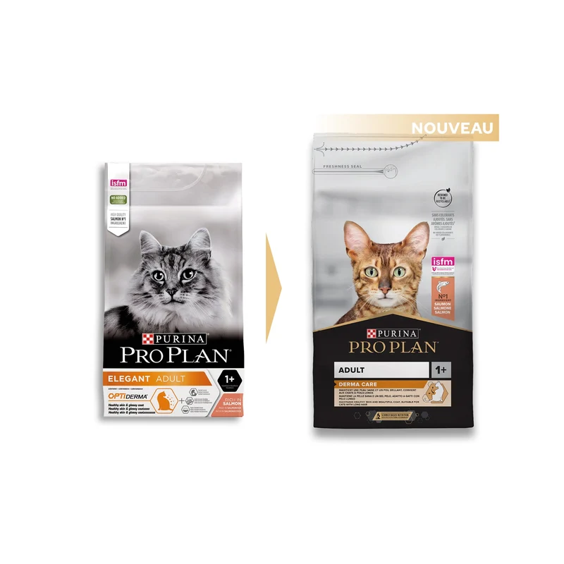 Pro Plan Derma Care Adult au saumon - croquettes chat