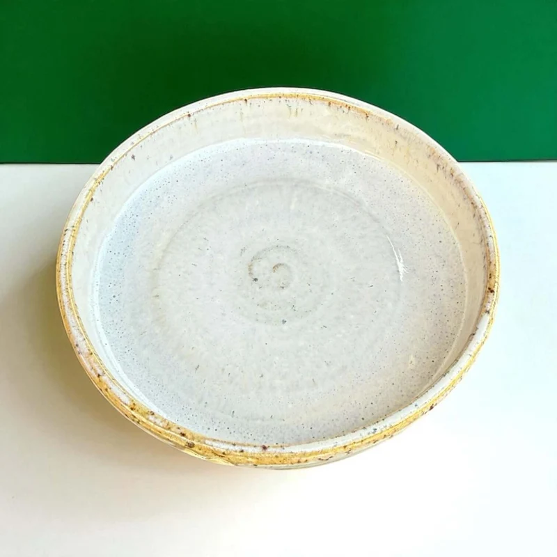 Handmade Cat Bowl with Hearts