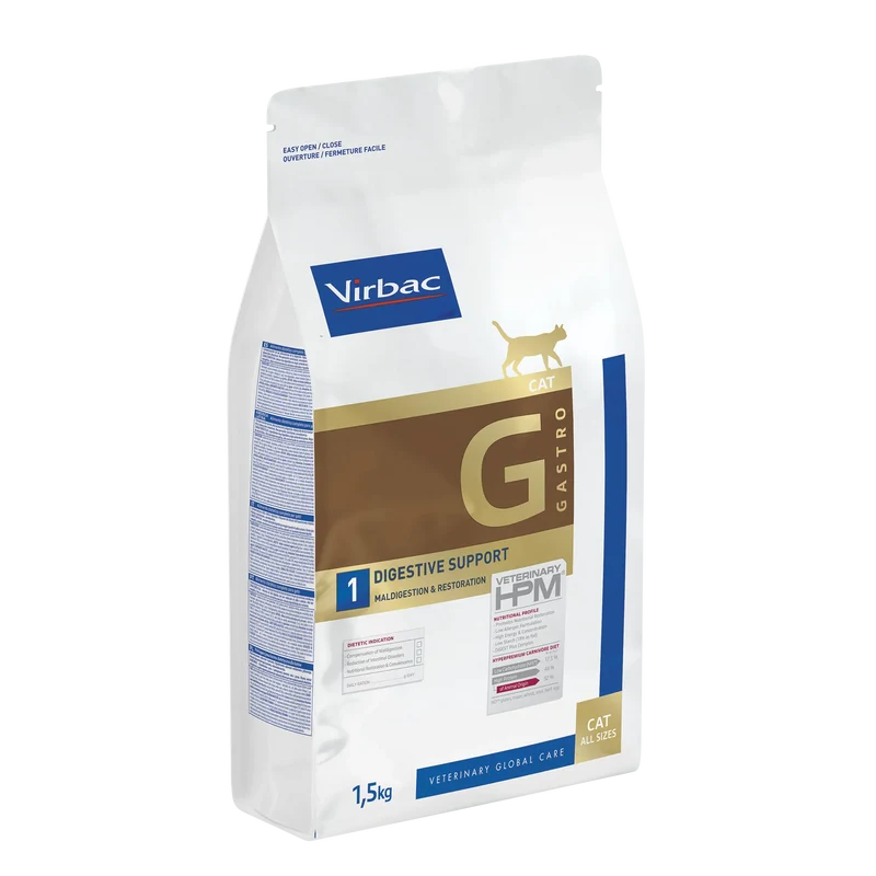 Virbac Veterinary HPM Diététique Gastro Digestive Support - croquettes chat