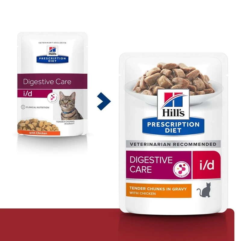 Hill's Prescription Diet i/d Digestive Care en sachets - pâtée chat