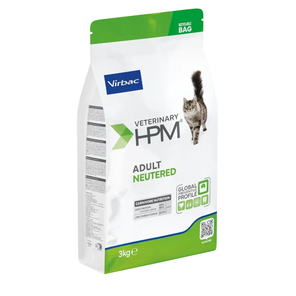 Virbac Veterinary HPM Adult Neutered Cat - croquettes chat