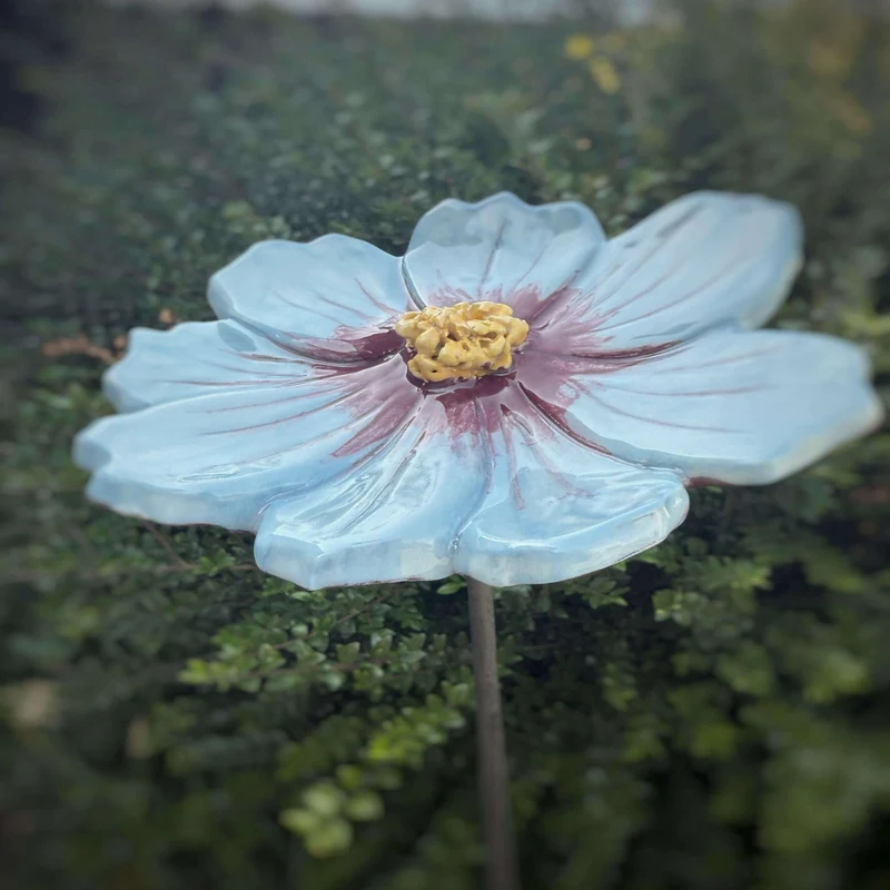 Handmade Ceramic Garden Flower