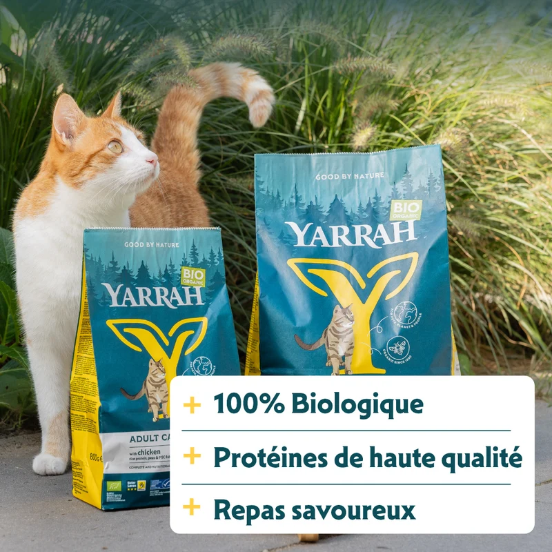 Yarrah bio - croquettes chat