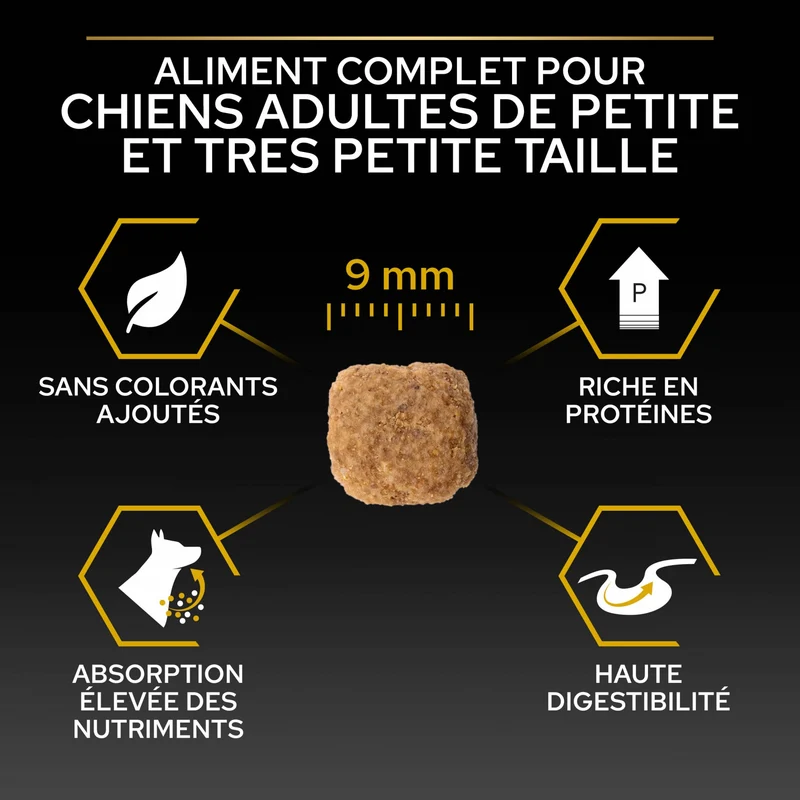 Pro Plan Light/Sterilised Small & Mini Adult au poulet - croquettes chien