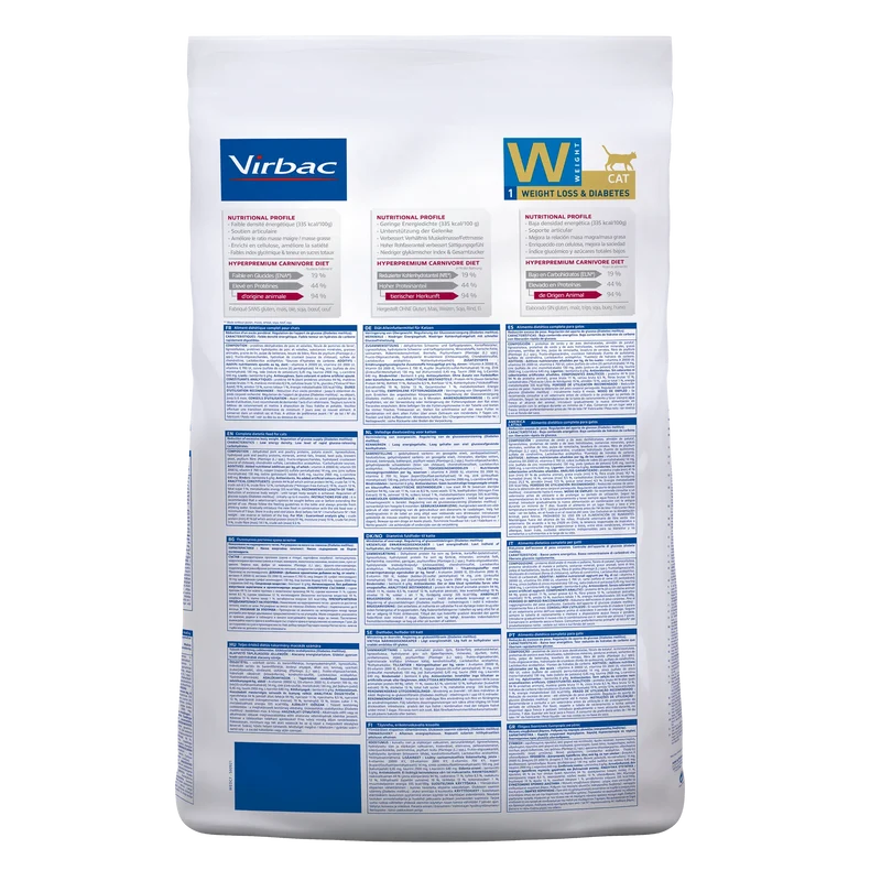 Virbac Veterinary HPM Diététique Weight Loss & Diabetes - croquettes chat