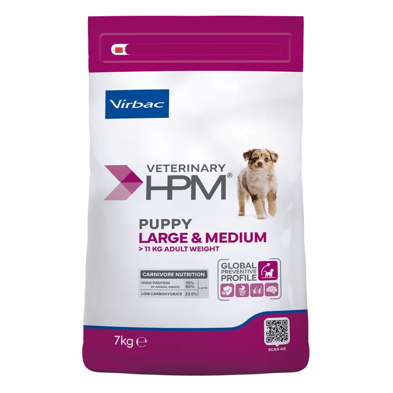 Virbac Veterinary HPM Puppy Large & Medium Dog - croquettes chiot