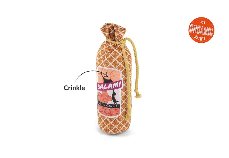P.L.A.Y. – Salami Slammer Kicker, jouet pour chat à la cataire