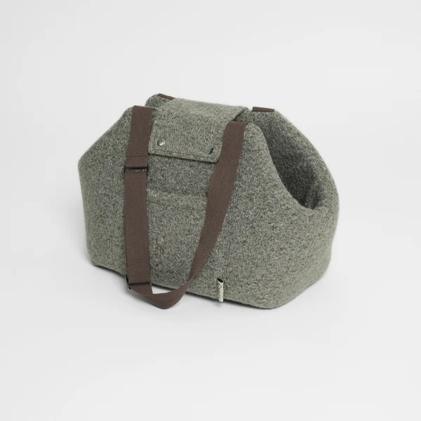 Sac de transport pour chien Carrier Bag Curl Taupe – Staey