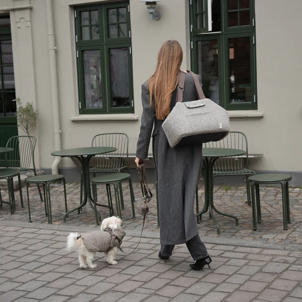 Sac de transport pour chien Carrier Bag Curl Taupe – Staey