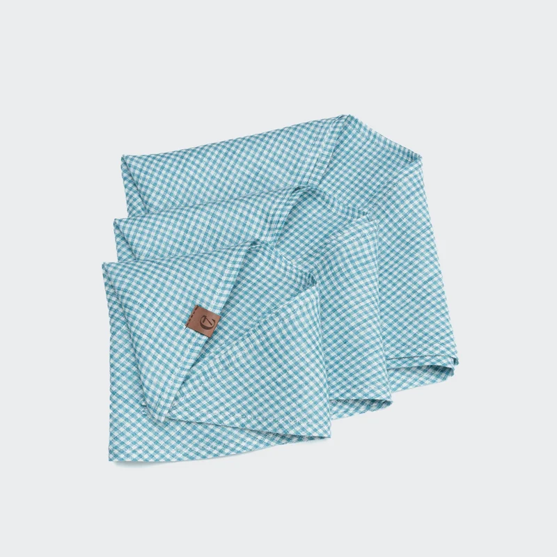 Bandana pour chien Mini Check Blue