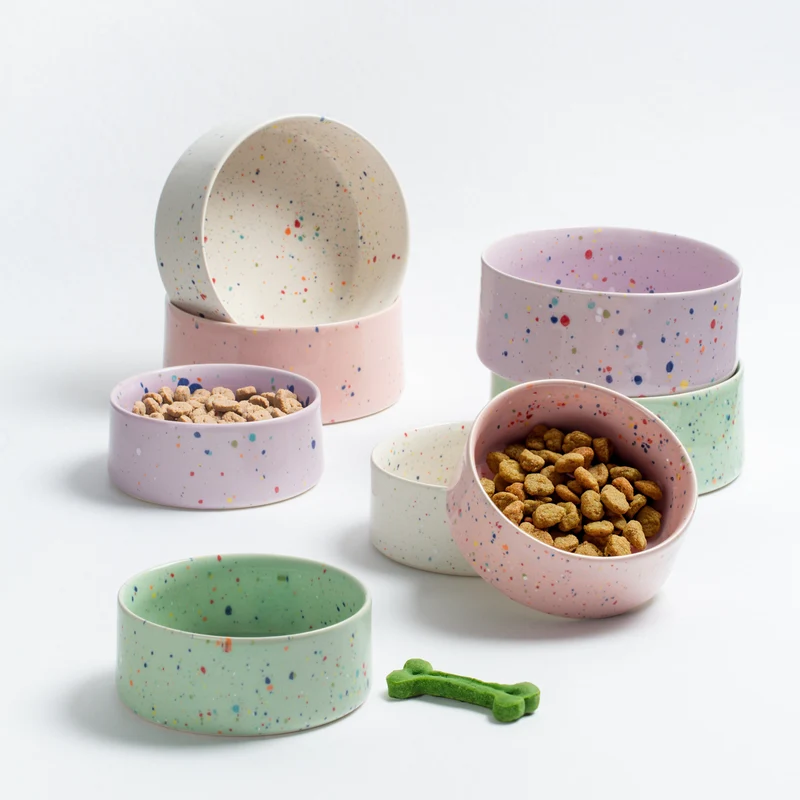 Bol Party pour chien en céramique artisanale
