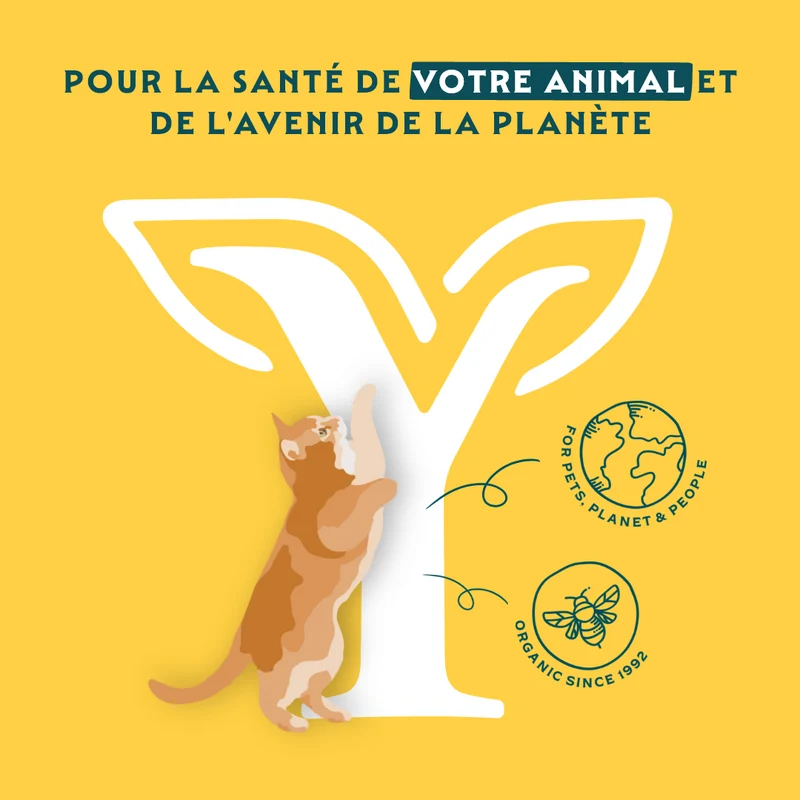 Yarrah bouchées bio sans céréales - pâtée chat